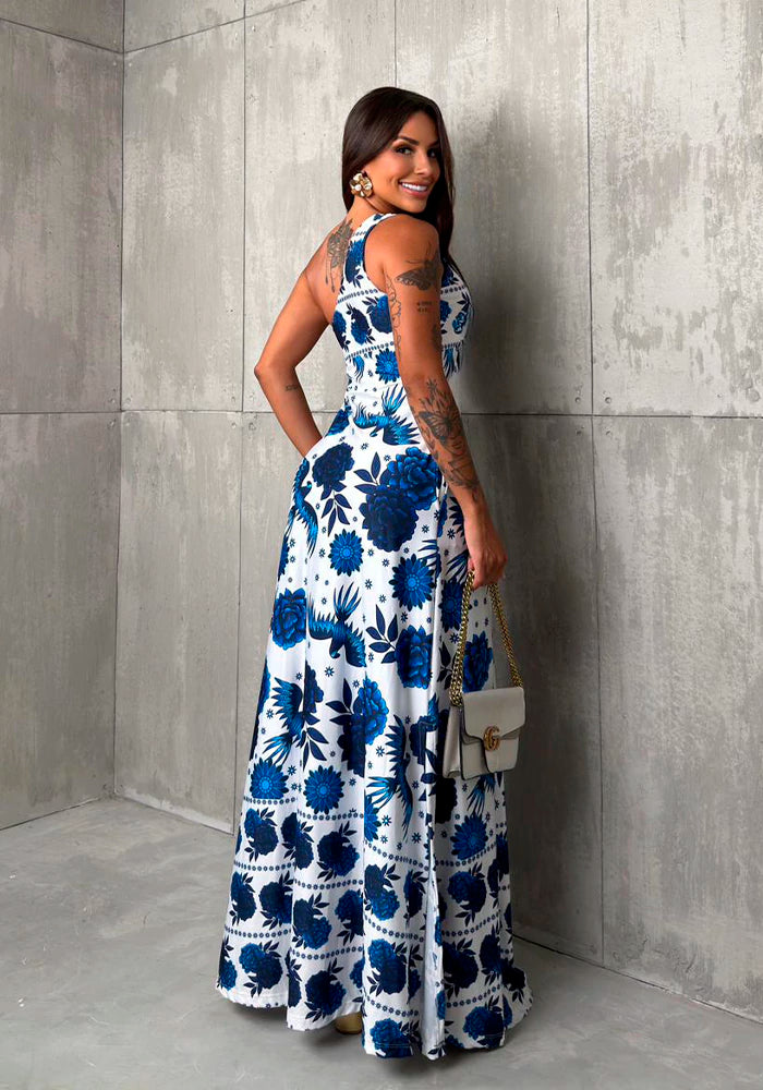 Vestido Longo Ombro Só Dani