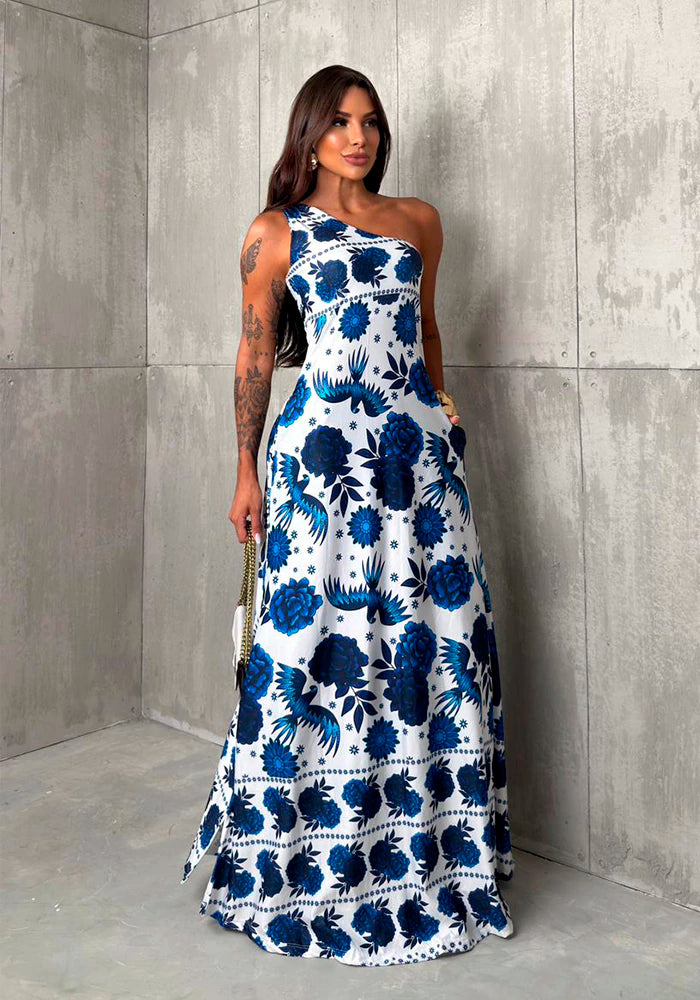 Vestido Longo Ombro Só Dani