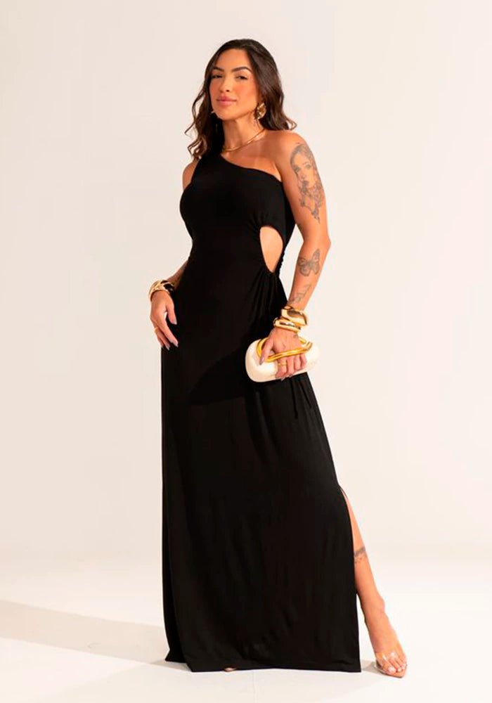Vestido Ombro Só Débora Liso