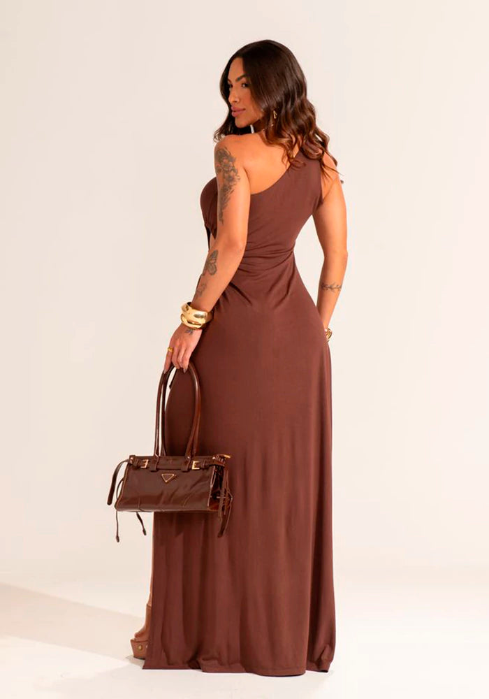 Vestido Ombro Só Débora Liso