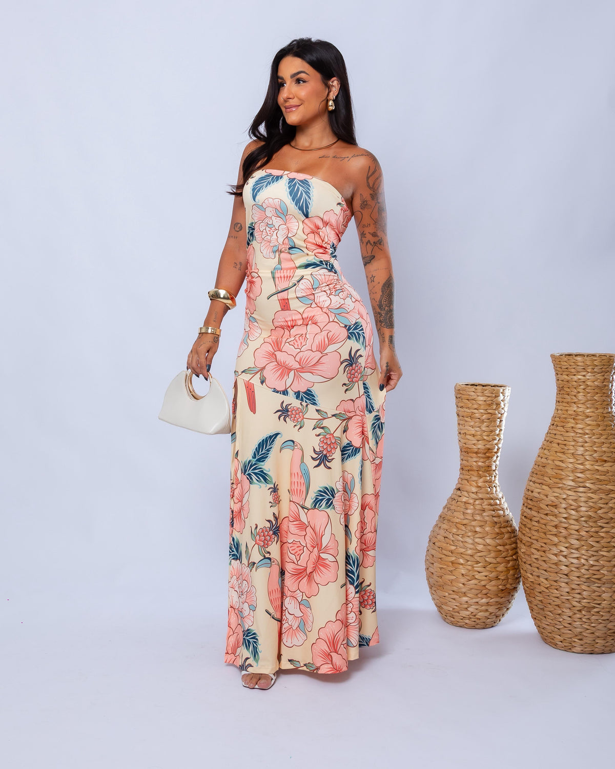 Vestido Carmen longo