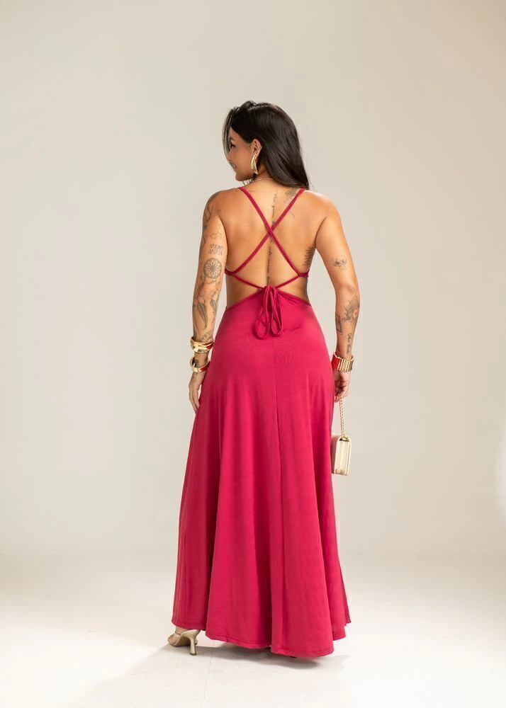 Vestido Tais Liso Romantic