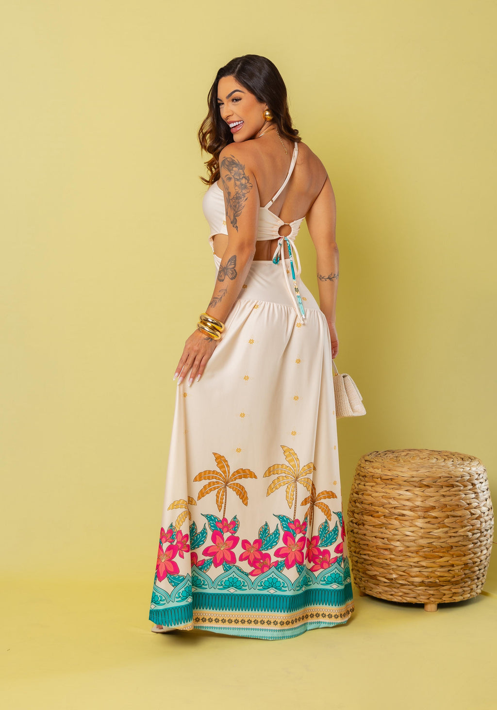 Vestido longo Mariane