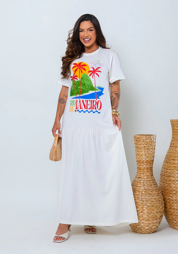 Vestido longo Catia