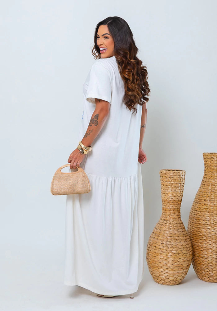 Vestido longo Catia