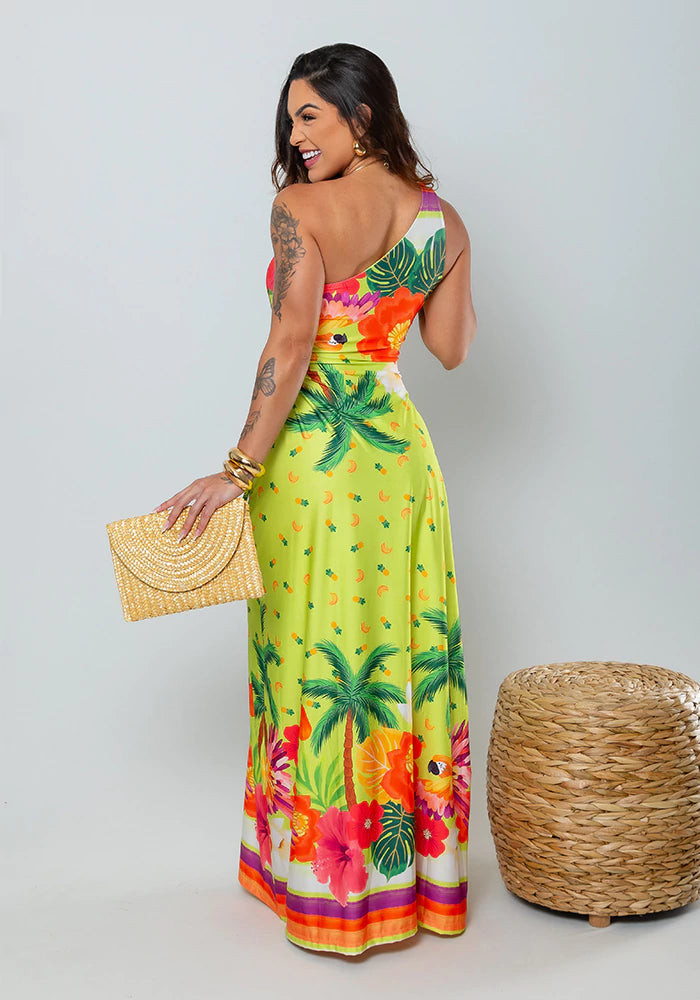 Vestido ombro só charlotte