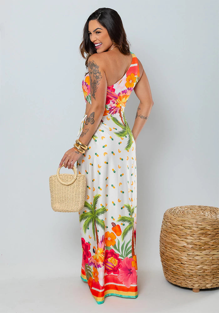 Vestido ombro só charlotte