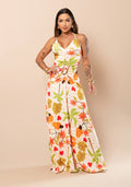 Vestido Longo Franzido Aila